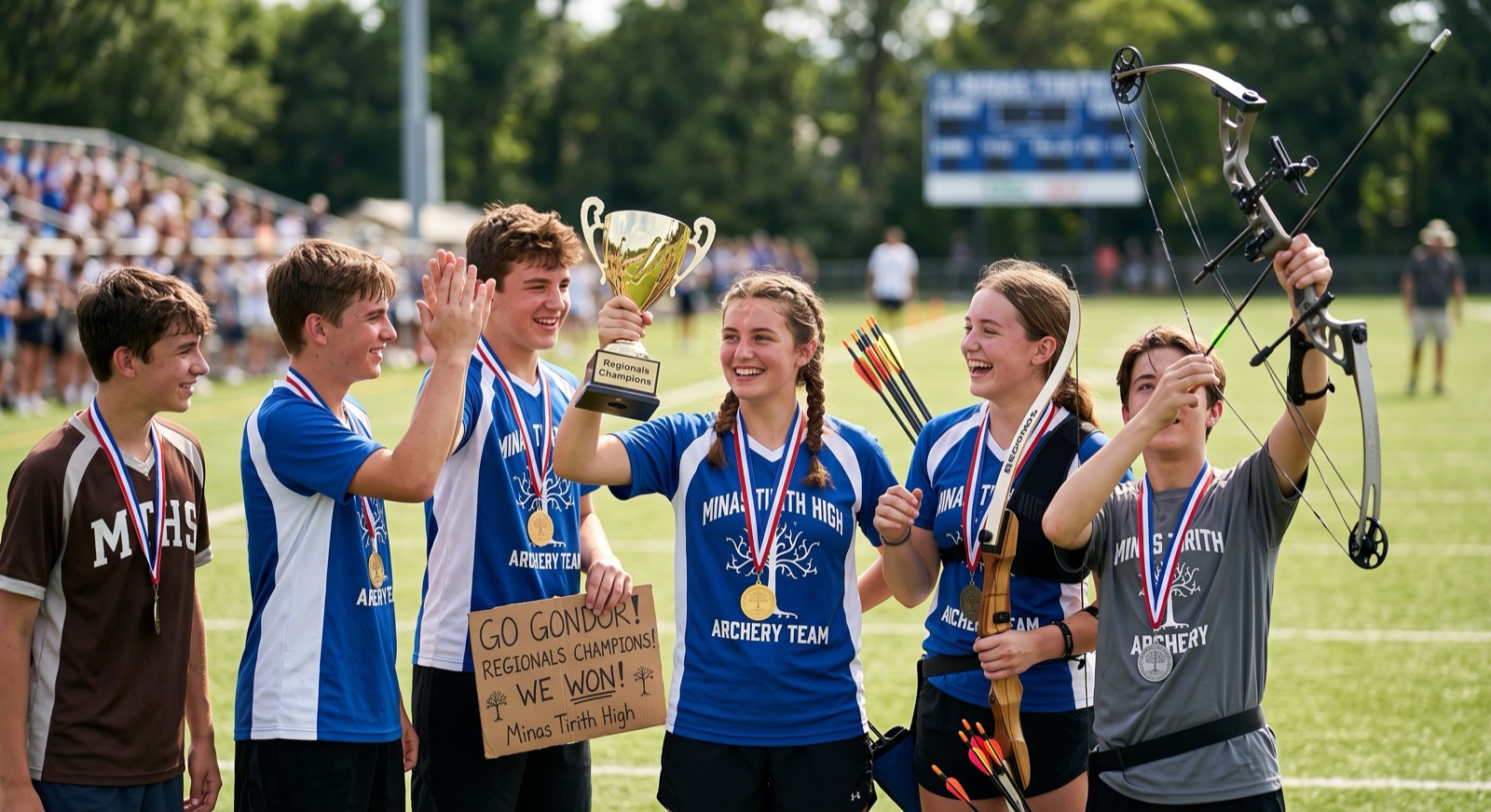 Minas Tirith High archery team takes regionals